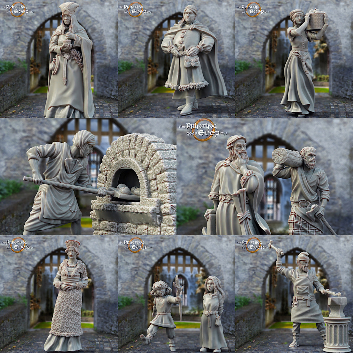 Imagem da categoria: Miniaturas de figuras humanas: Figuras históricas e medievais para dioramas e modelismo