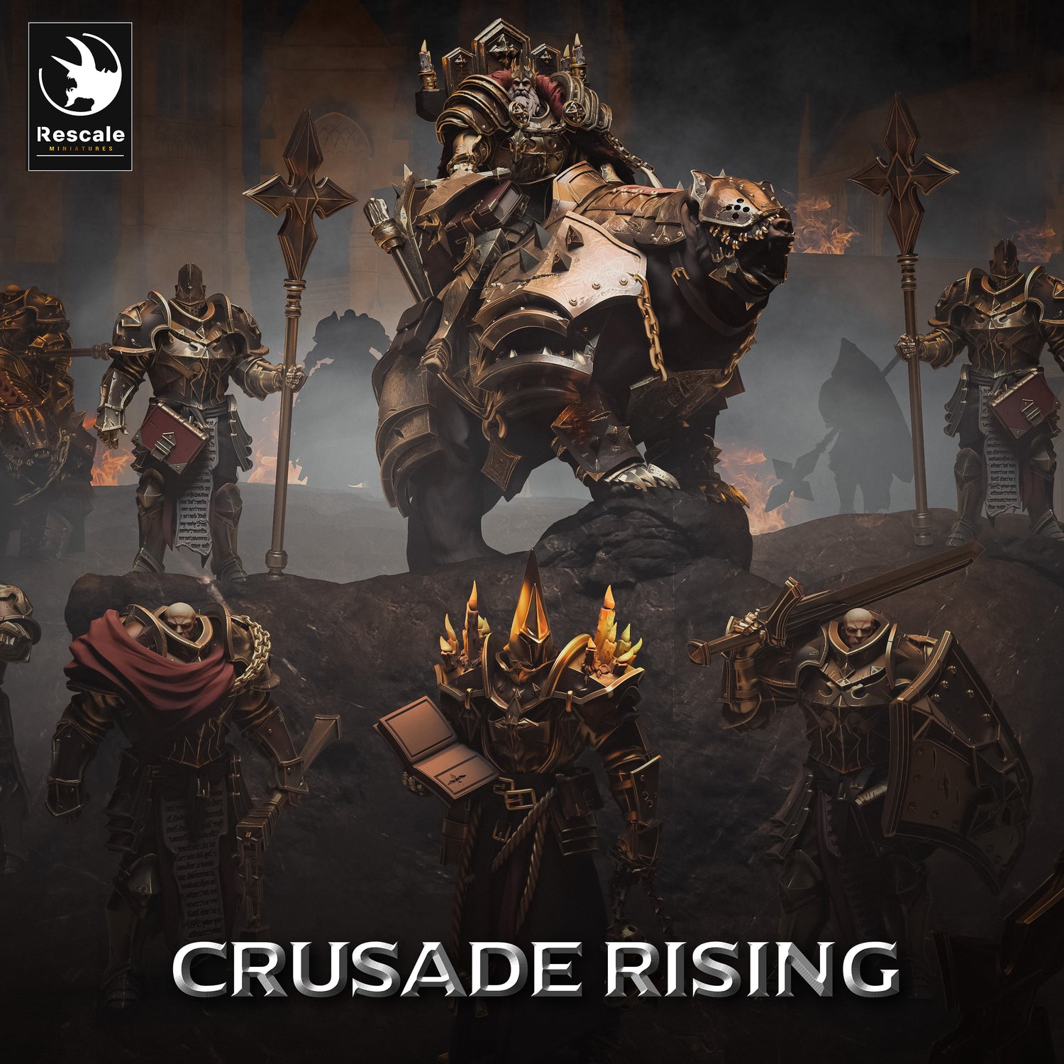Dieses Bild ist das Kategoriebild für das Release 23_04: Crusade Rising – Templer, Reiter und Roter Chromatischer Drache