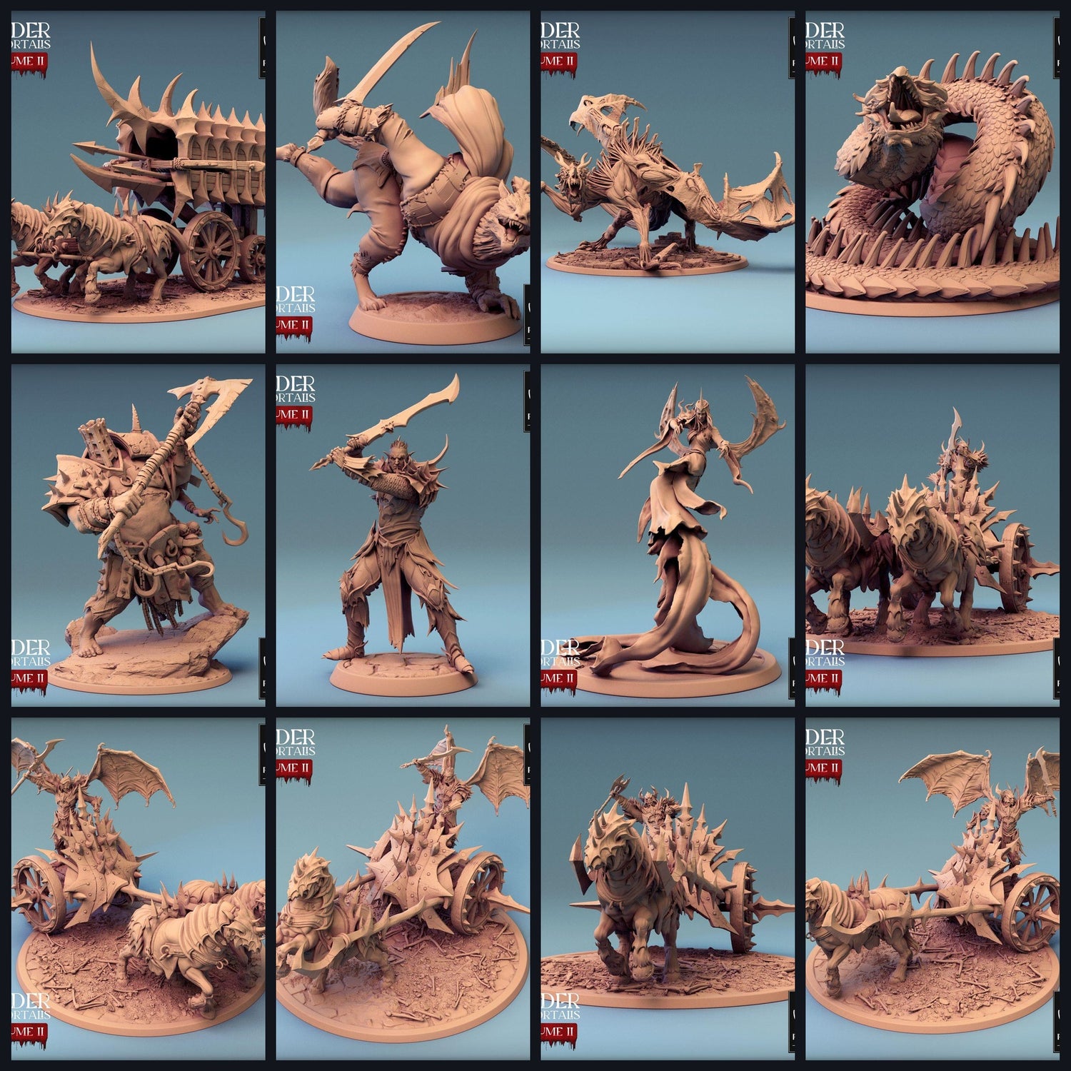 Esta imagem é a imagem da categoria para o lançamento 24_02: Order Immortalis - Volume 2 | Rescale Miniaturas