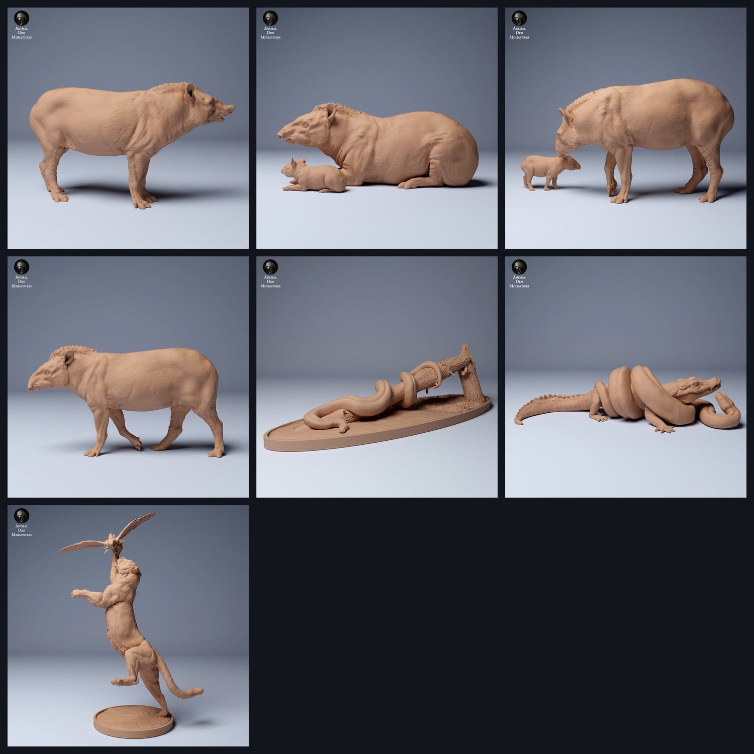 Tento obrázek je obrázek kategorie pro vydání 24_04: Amazonas-zvířecí miniatury a zvířecí figurky pro dioramata a modelářství