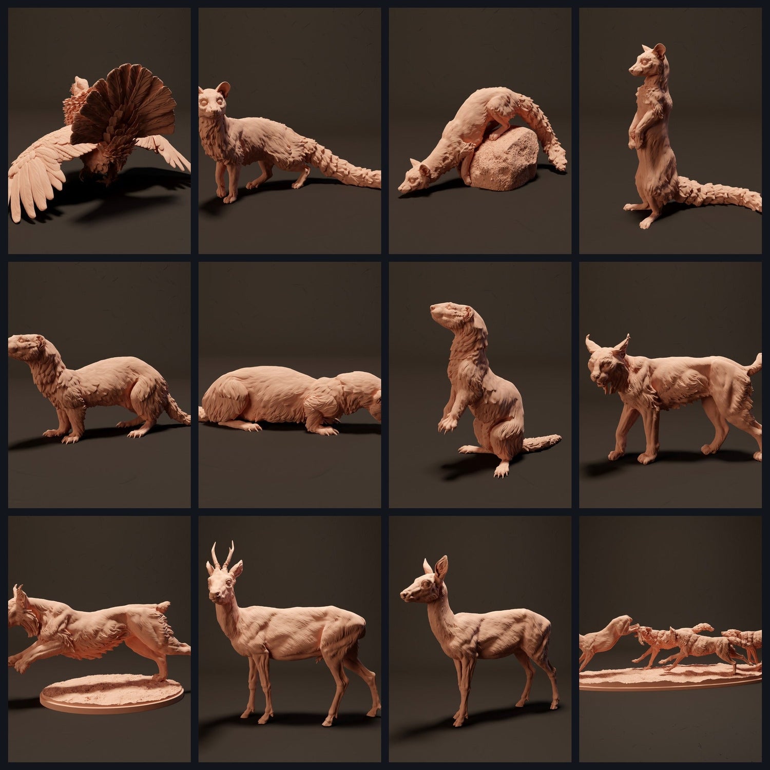 Questa immagine è l'immagine di categoria per il rilascio 23_10: Iberische Tierminiaturen und Tierfiguren für Diorama und Modellbau