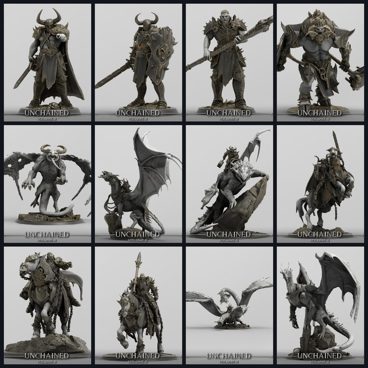 Tento obrázek je obrázek kategorie pro vydání 24_05: Unchained Volume II — Dunkle Ritter & Bestien