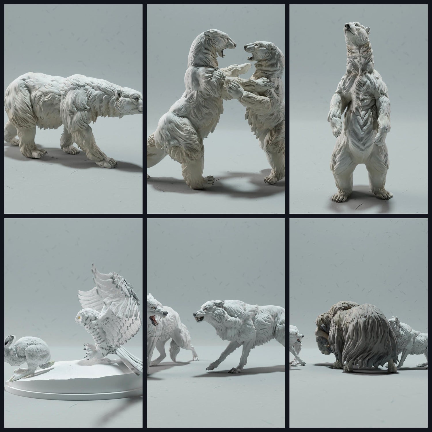 To zdjęcie jest obrazem kategorii dla wydania 23_01: Arktis-miniatur zwierząt do dioram i modelarstwa