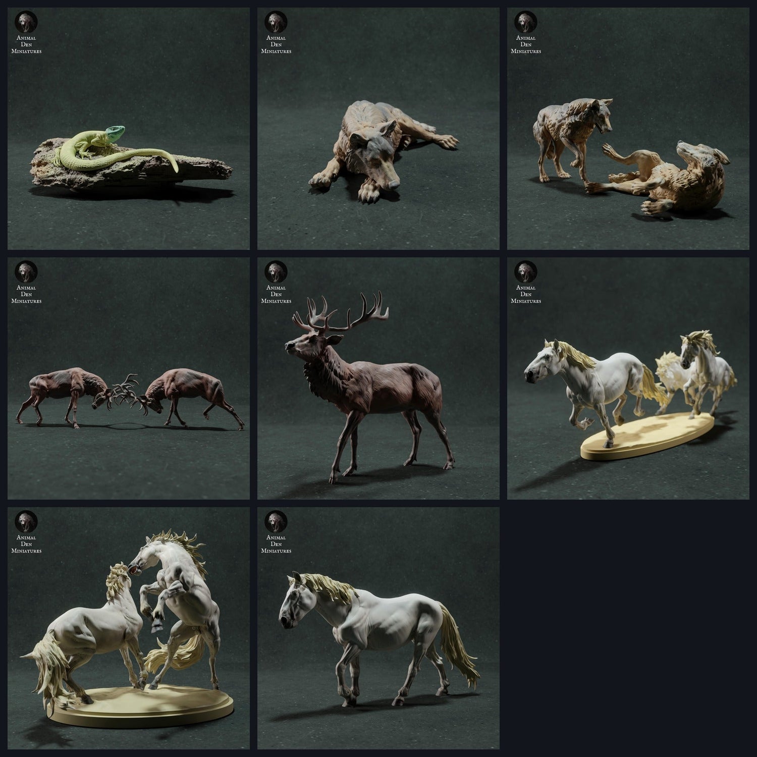 Dieses Bild ist das Kategoriebild für das Release 22_11: Wildtierminiaturen und Tierfiguren für Diorama und Modellbau