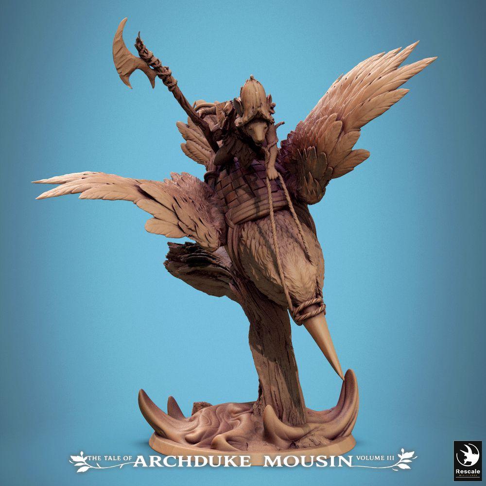 Obrázek kolekce pro Tabletop: Myší rytíř na ledňáčku jako 28mm Tabletop miniatura od Rescale Miniatures