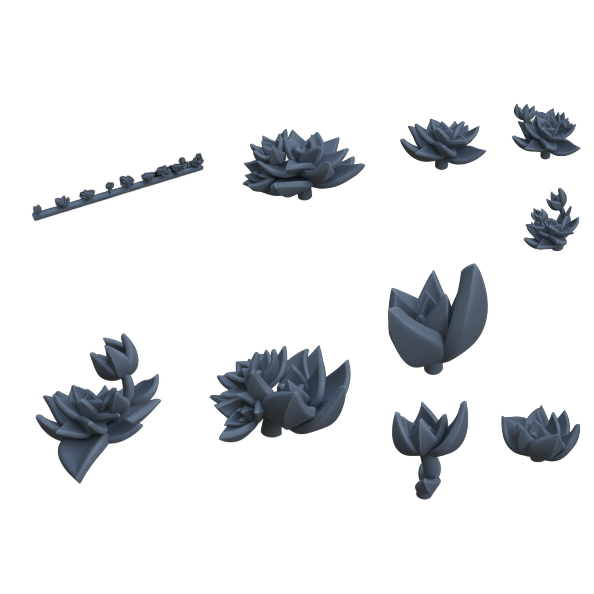 Produktfoto Diorama und Modellbau Deko, Zubehör:  0: Pflanzen und Gewächse: Sukkulenten