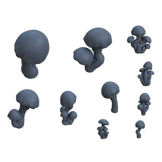 Zdjęcie produktu Diorama i modelarstwo dekoracje, akcesoria: 0: Rośliny i wzrosty: 10 Okrągłych grzybów