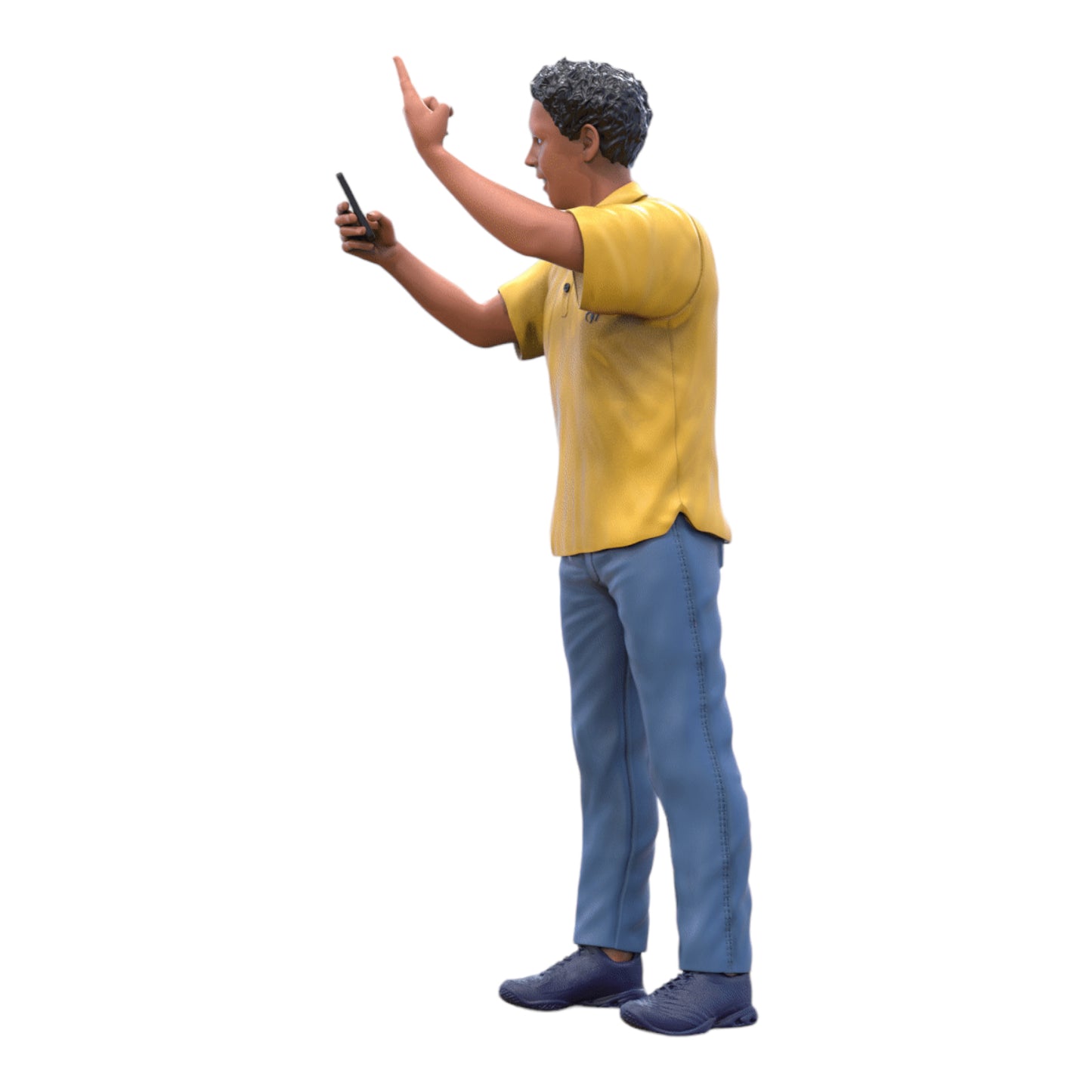 Foto do produto Diorama e Miniatura de Modelismo: Fan masculino