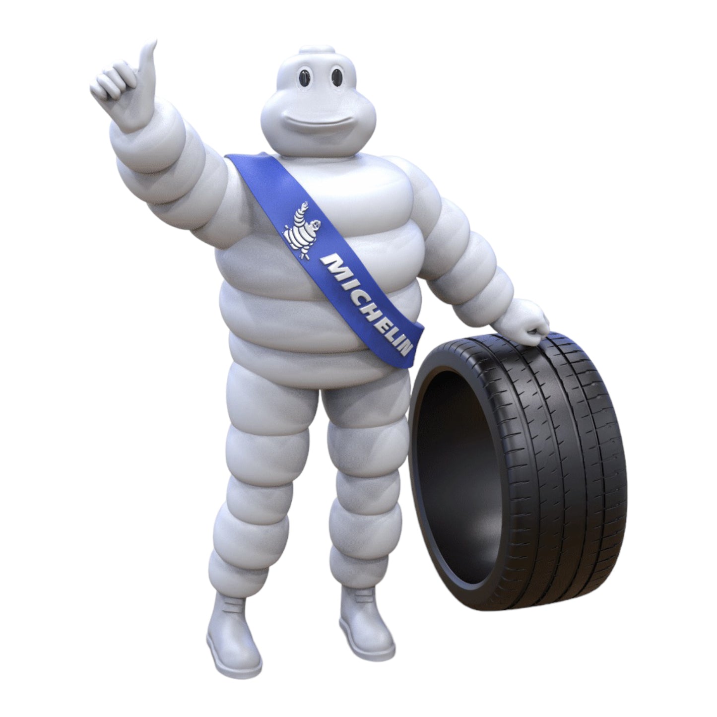 Foto do produto Diorama e modelo de miniatura: Homem Michelin com pneu