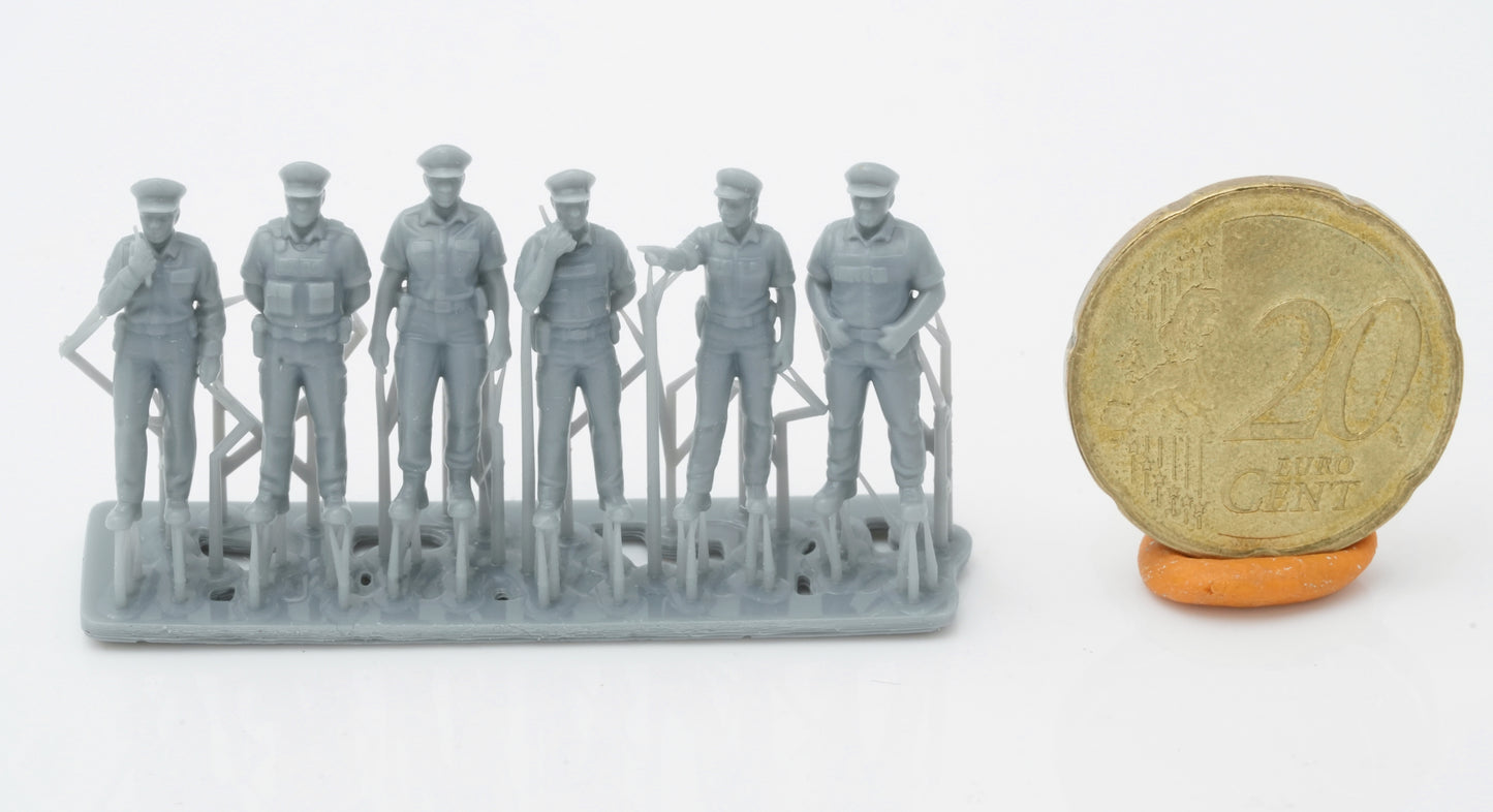 Produktfoto Figur H0, 1:72 - 0: Polizei Figuren Set (6 Figuren)