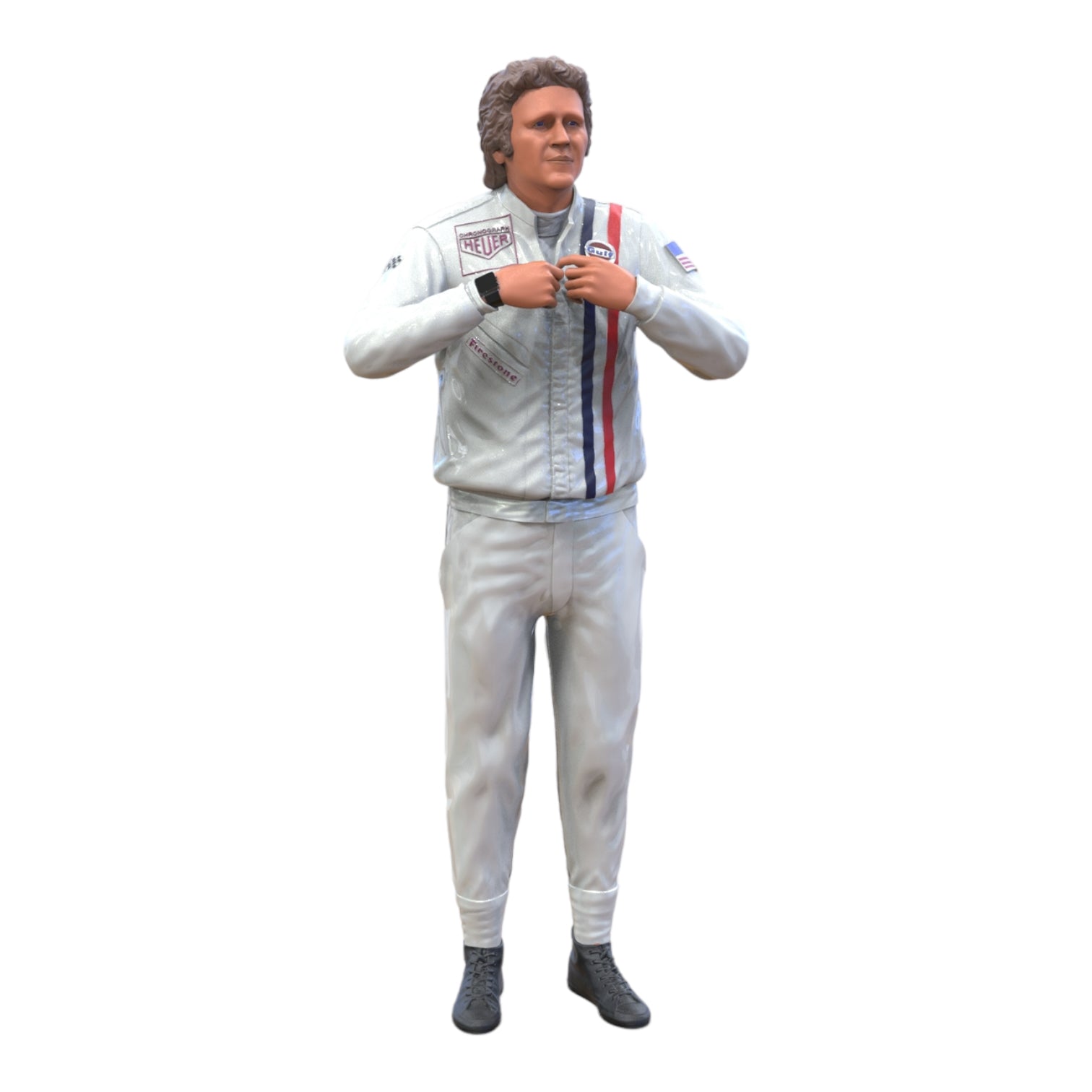 Produktfoto Diorama und Modellbau Miniatur Figur: Rennfahrer