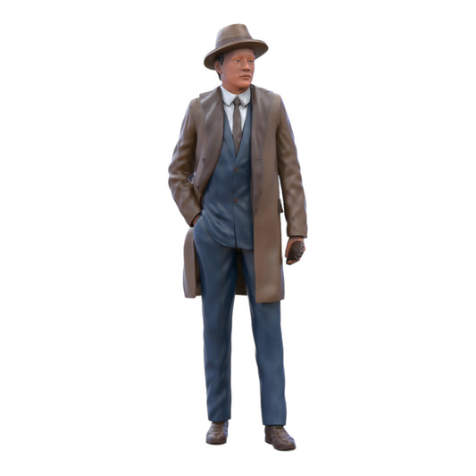Foto do produto Diorama e modelo de miniatura: Homem vintage - Ladrão dos anos 20 com casaco