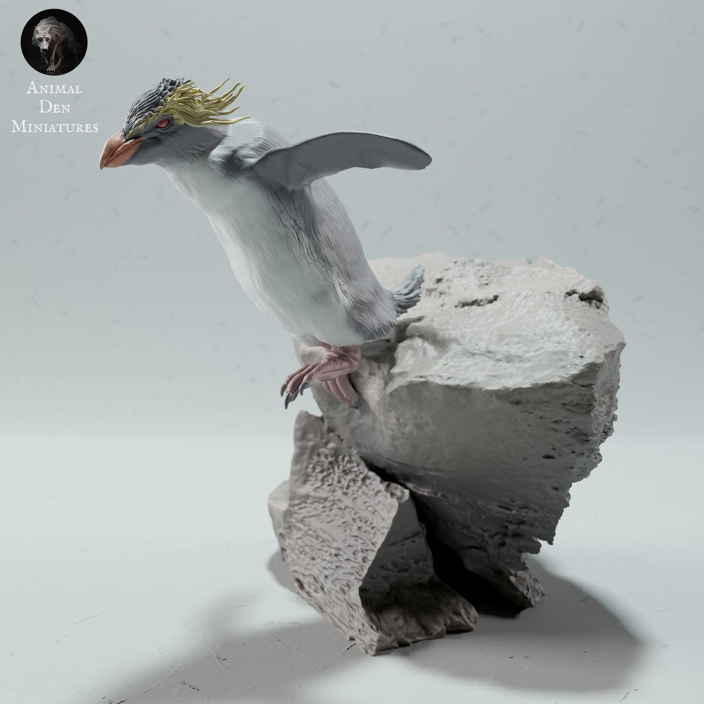 Produktfoto Tier Figur Diorama, Modellbau: 0: Meerestier Figur: Felsenpinguin – Rockhopper (Ref 01_01_63)