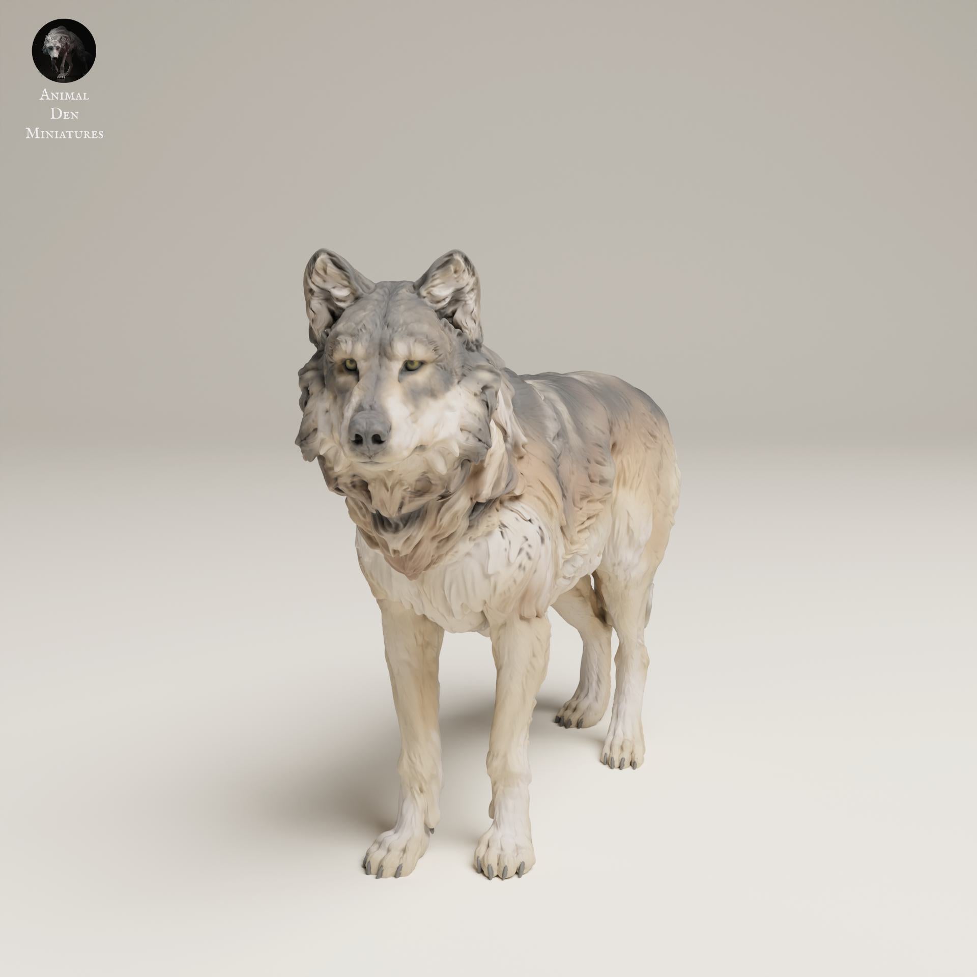 Product photo Animal Figure Diorama, Model Building: 0: Wildlife Figure: Gray Wolf (Ref 25_06_06)