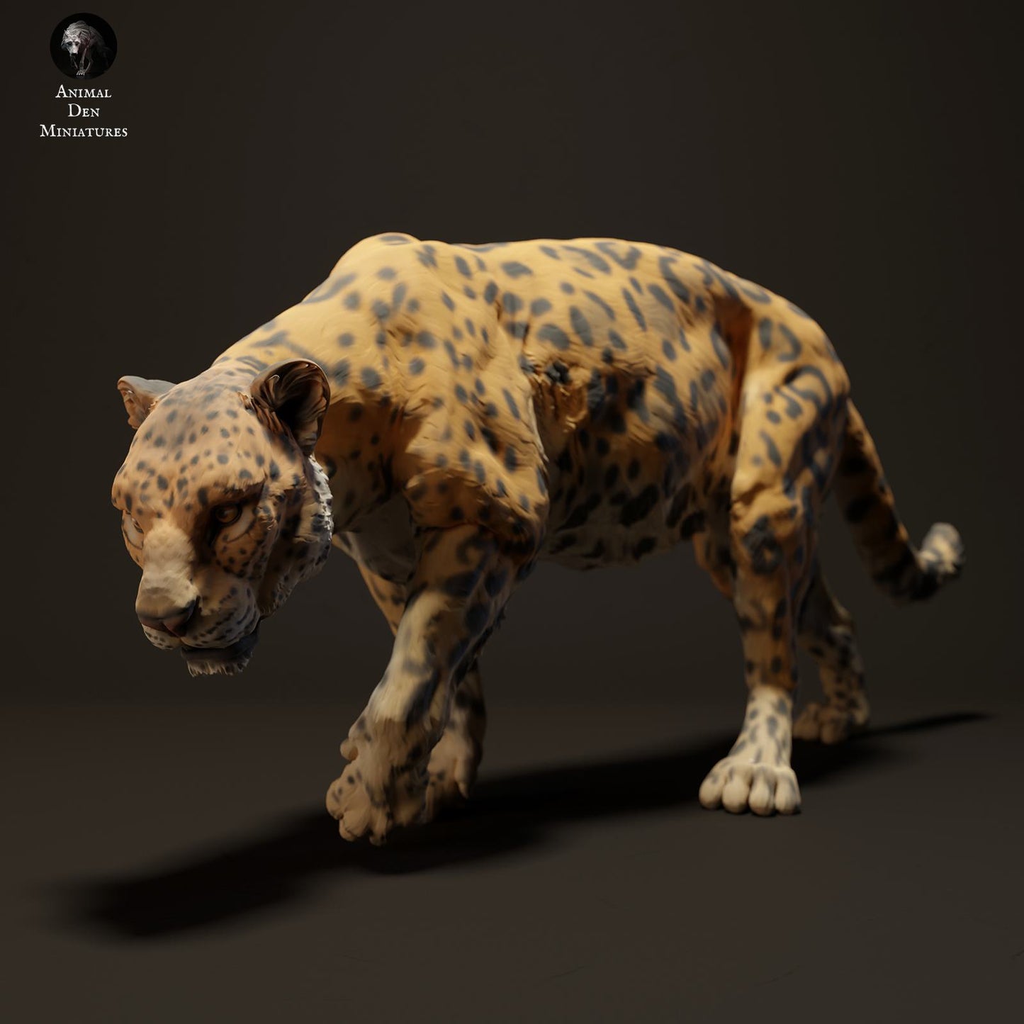 Foto do produto Figura de animal Diorama, Modelismo: 0: Figura de animal selvagem: Jaguar – Felino de selva (Ref 01_01_04)