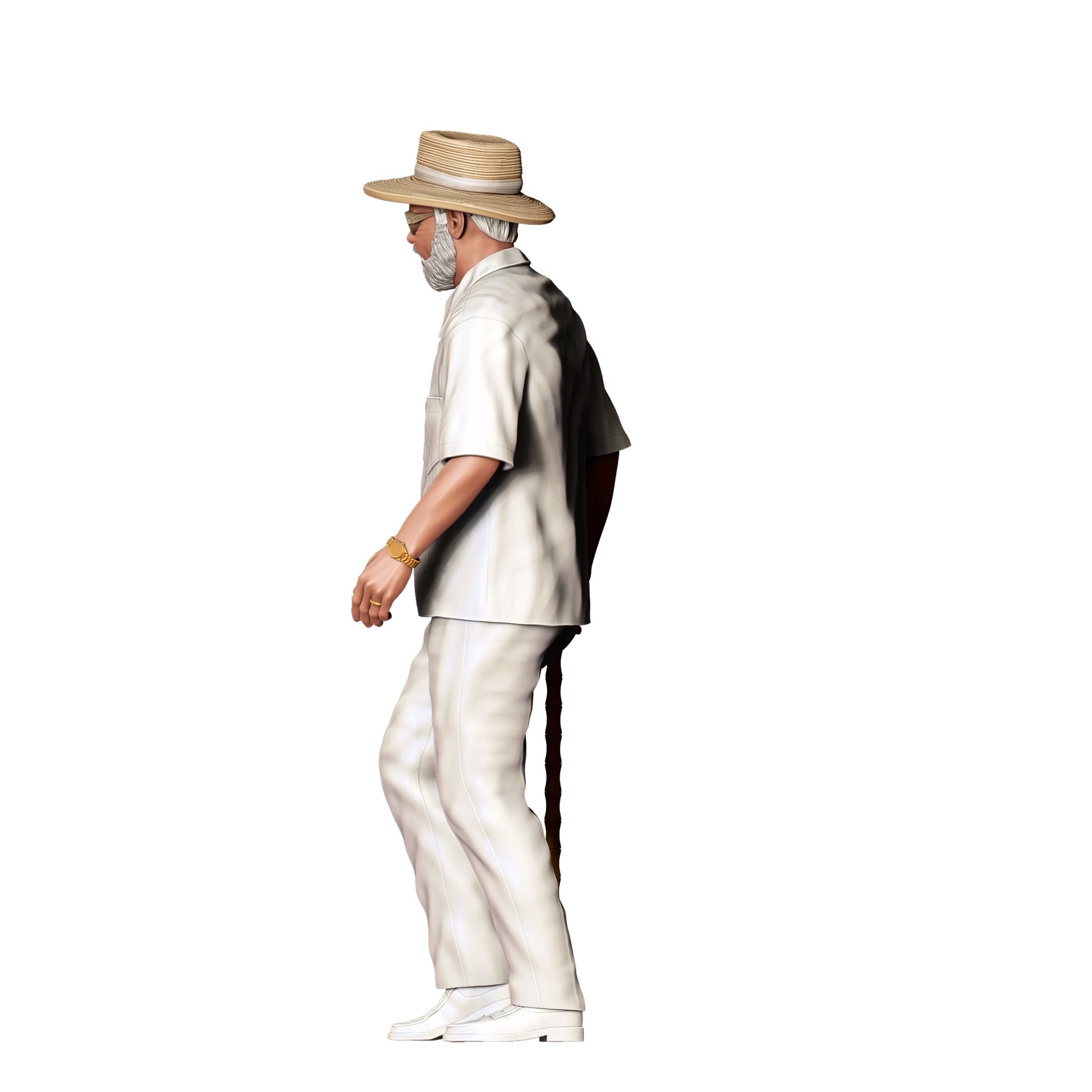 Diorama Modellbau Produktfoto 0: Alter Mann - Freizeit Park Besitzer und Gründer (Ref. Nr. 333)