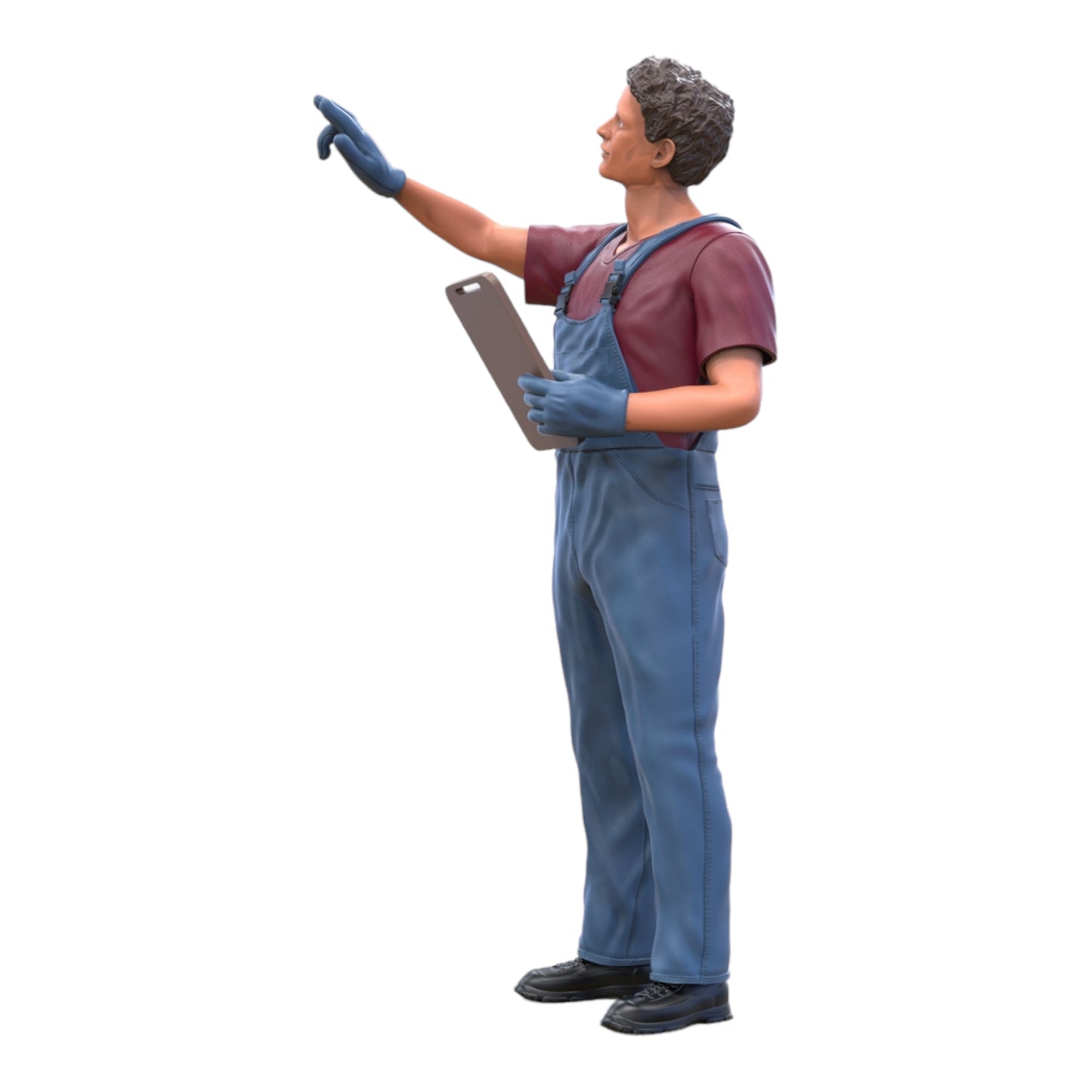 Foto do produto Diorama e Miniatura de Modelismo: Mecânico com Prancheta