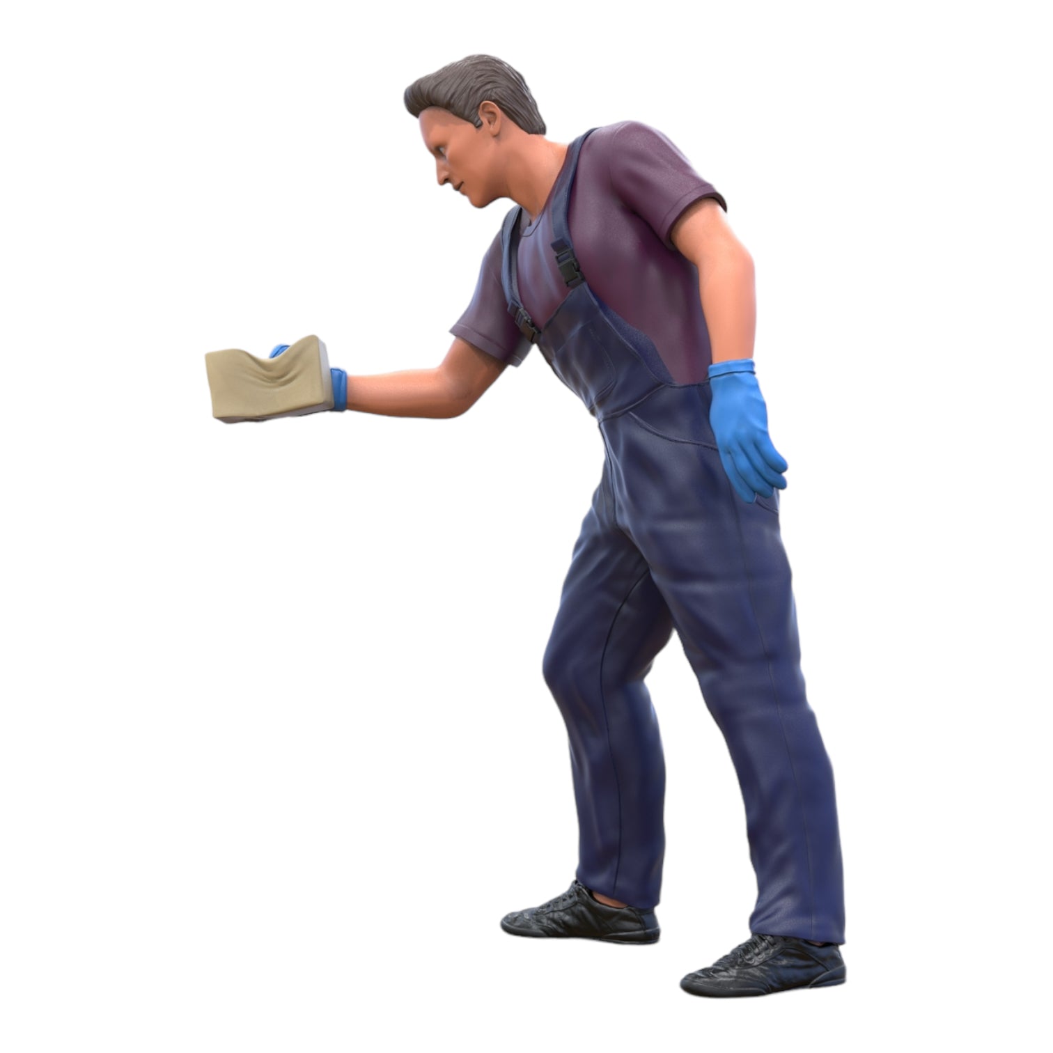 Produktfoto Diorama und Modellbau Miniatur Figur: Autowäscher 2