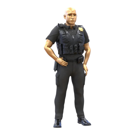 Foto do produto Diorama e Modelismo Miniatura Figura: Policial 1