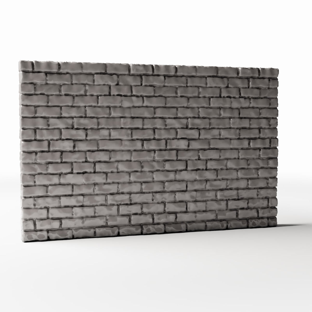 Foto prodotto per diorami e modellismo 3: Edificio per diorama: muro di mattoni integro, largo (Ref. 1206D)