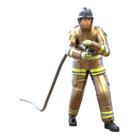 Product photo diorama and model building miniature figure: firefighter 1