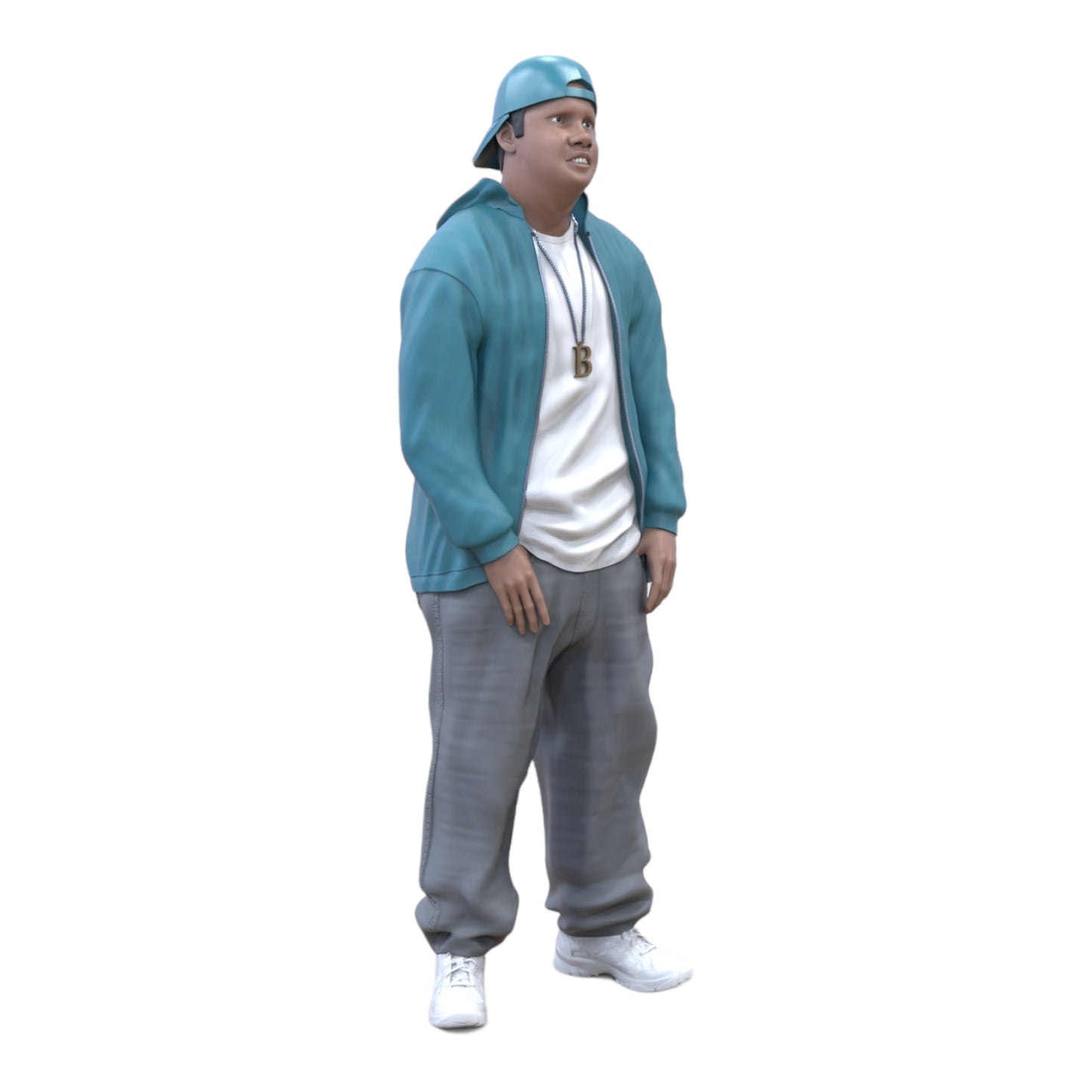 Produktová fotografie dioráma a modelářská miniatura figurky: Homie | Gangster | Hip Hopper 2