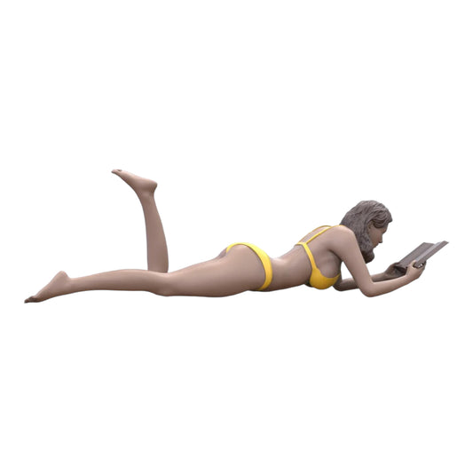 Foto do produto Diorama e Modelismo Miniatura Figura: Mulher na Praia 1