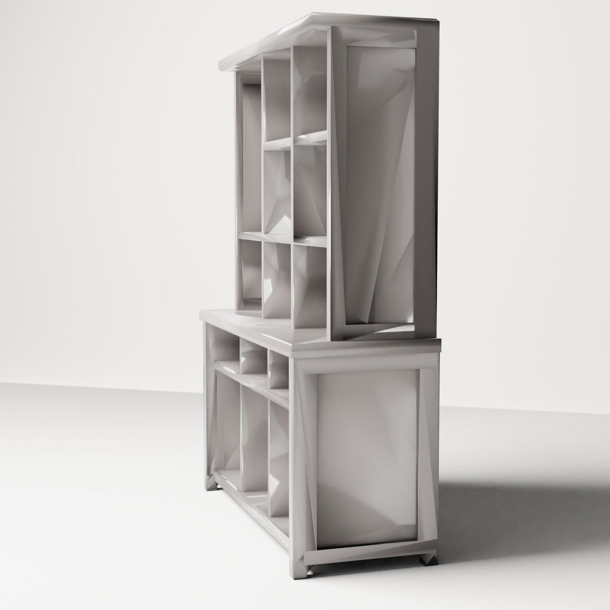 MyPortal 156 3: Arredo per diorama: mobile da cucina alto (Rif. 156D)
