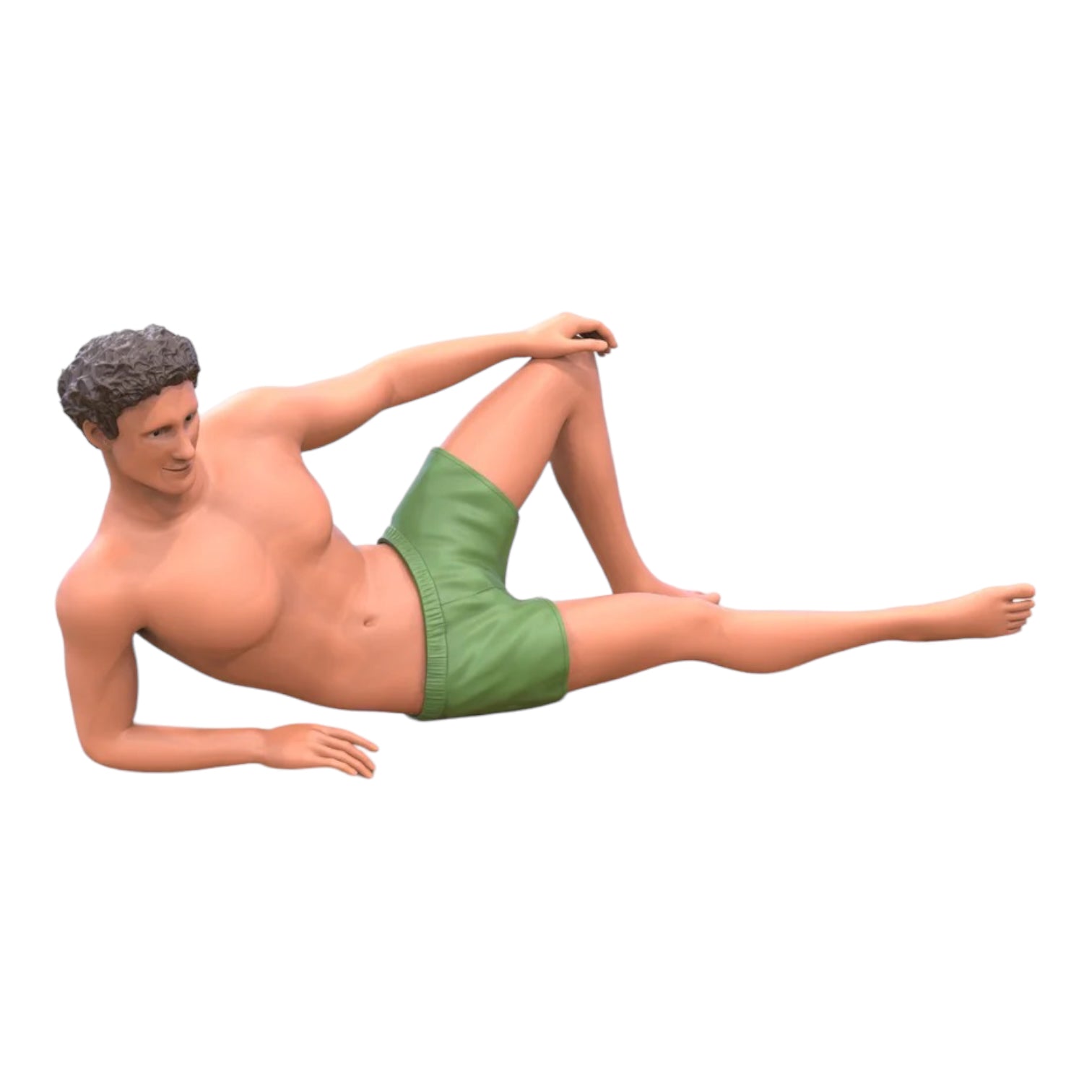 Produktfoto Diorama und Modellbau Miniatur Figur: Mann am Strand 1