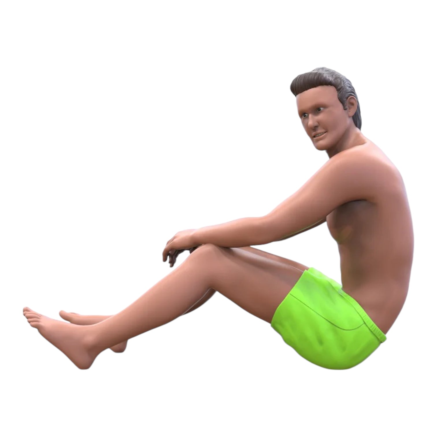 Produktfoto Diorama und Modellbau Miniatur Figur: Mann am Strand 2