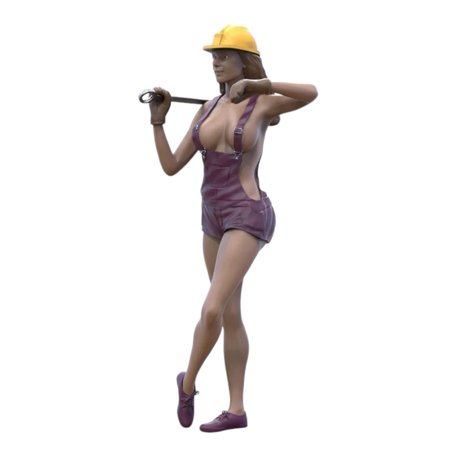 Produktfoto Diorama und Modellbau Miniatur Figur: Mechanikerin 2