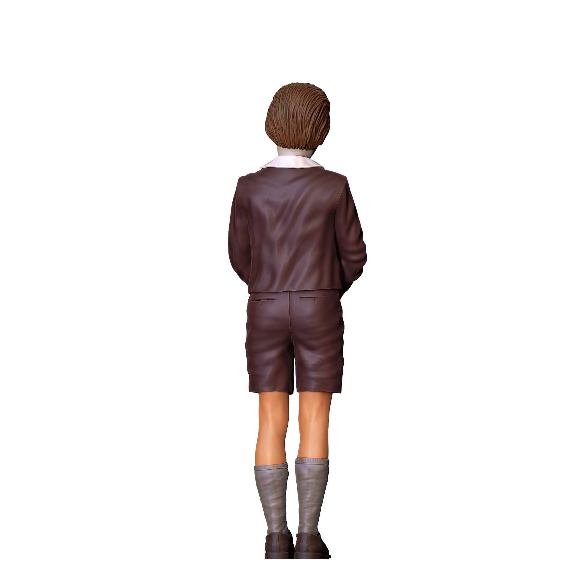 Product photo diorama and model building miniature figure: Horror Son Eddie: An unusual monster family