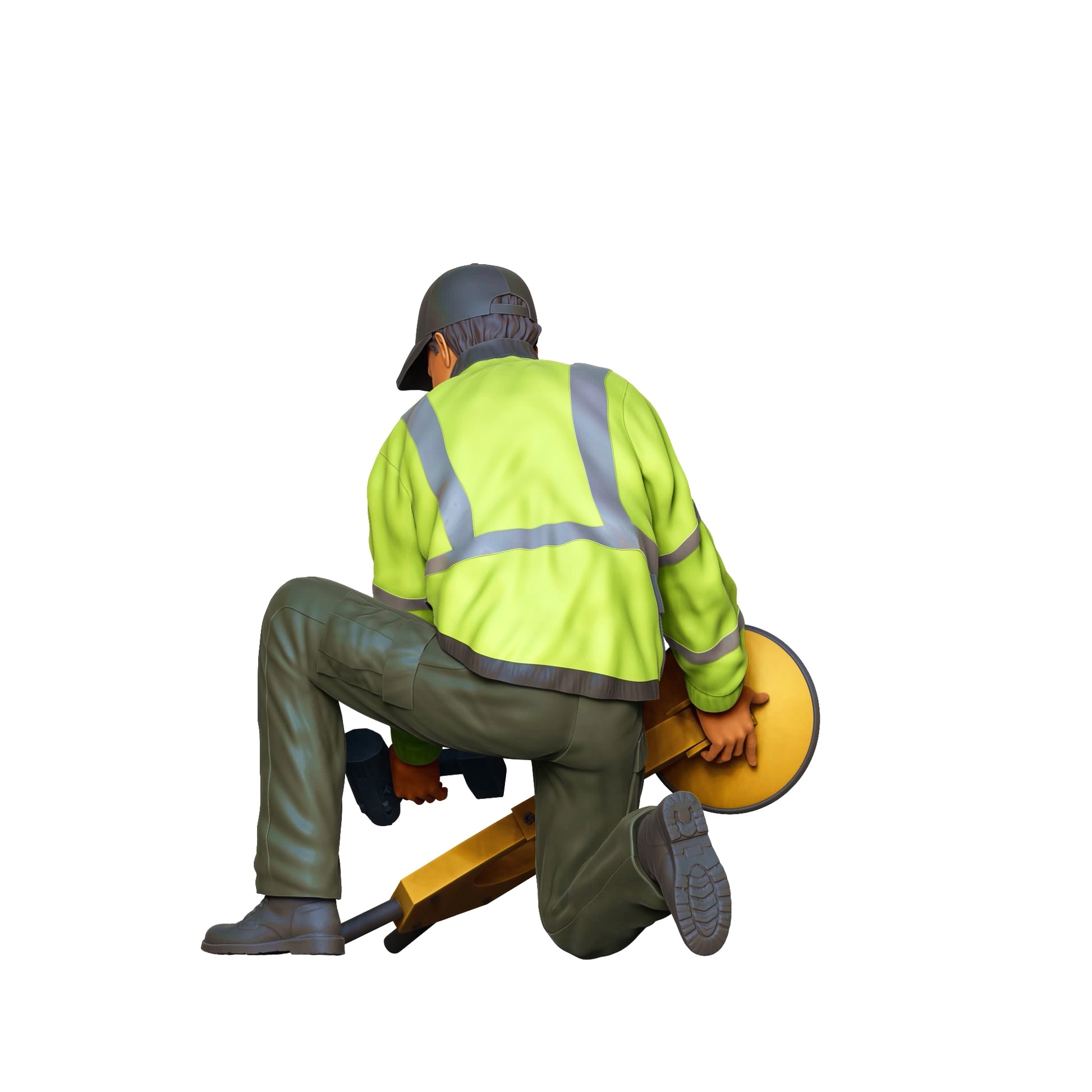 Produktfoto Diorama und Modellbau Miniatur Figur: Verkehrspolizist mit Parkkralle