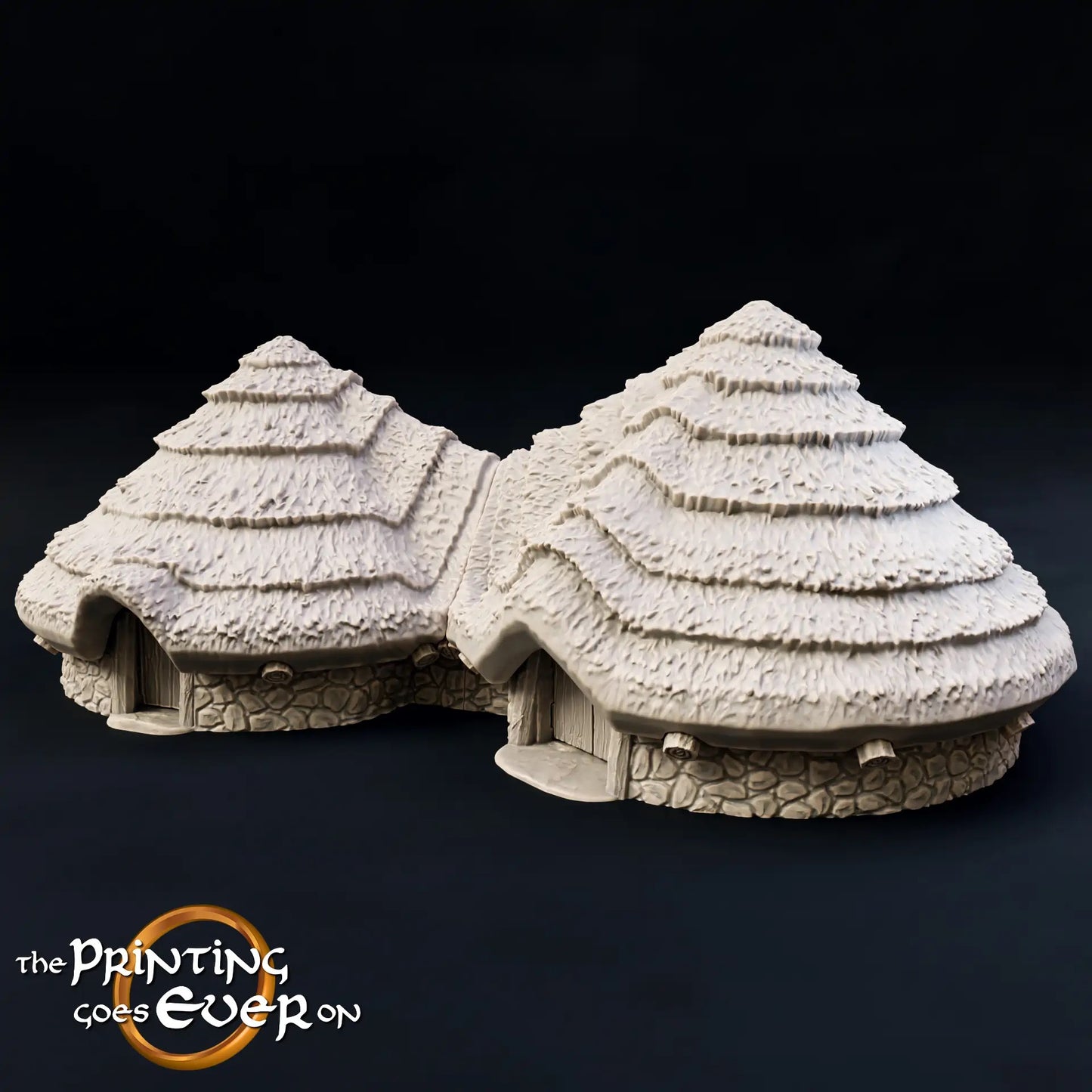 Produktová fotografie Tabletop 28mm The Printing Goes Ever On (TPGEO) 0: Chata domorodců C - Primitivní obydlí se slámovou střechou - Dům domorodců