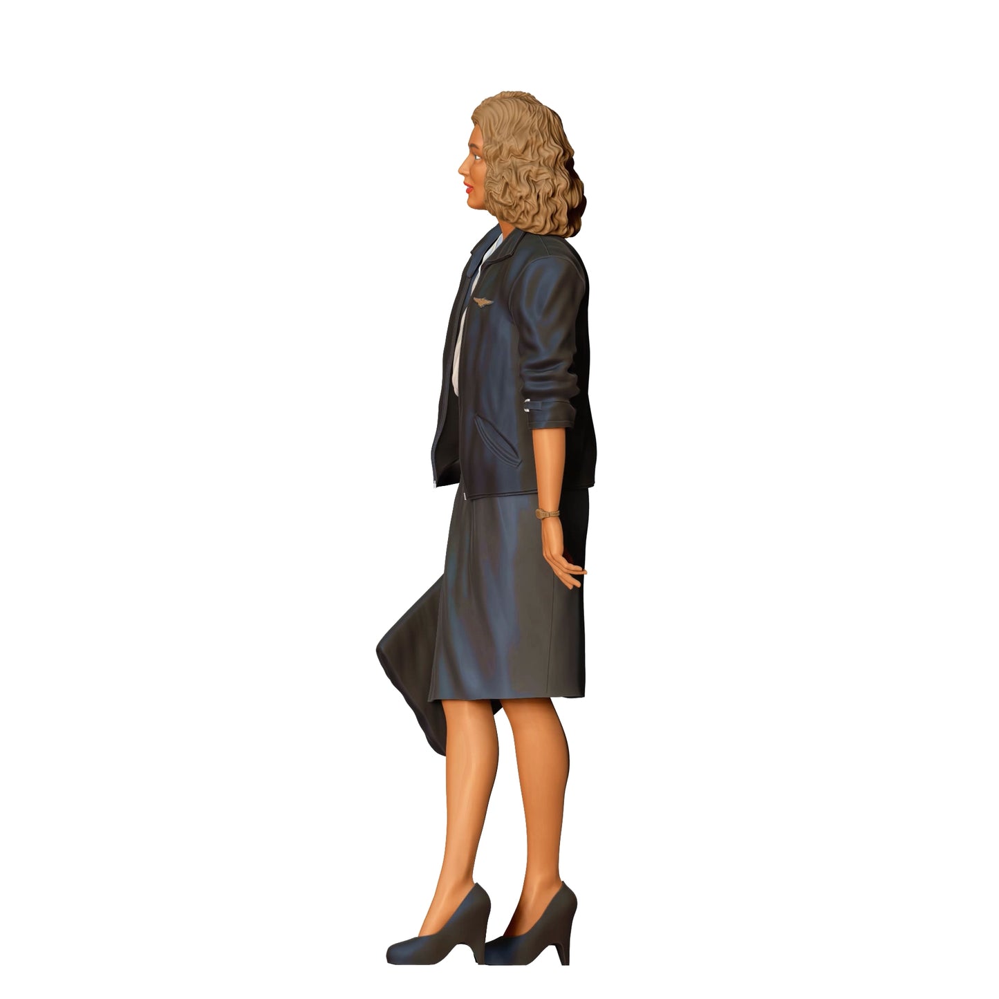 Foto do produto Diorama e Modelismo Miniatura Figura: Mulher Atraente - Instrutora com Pasta