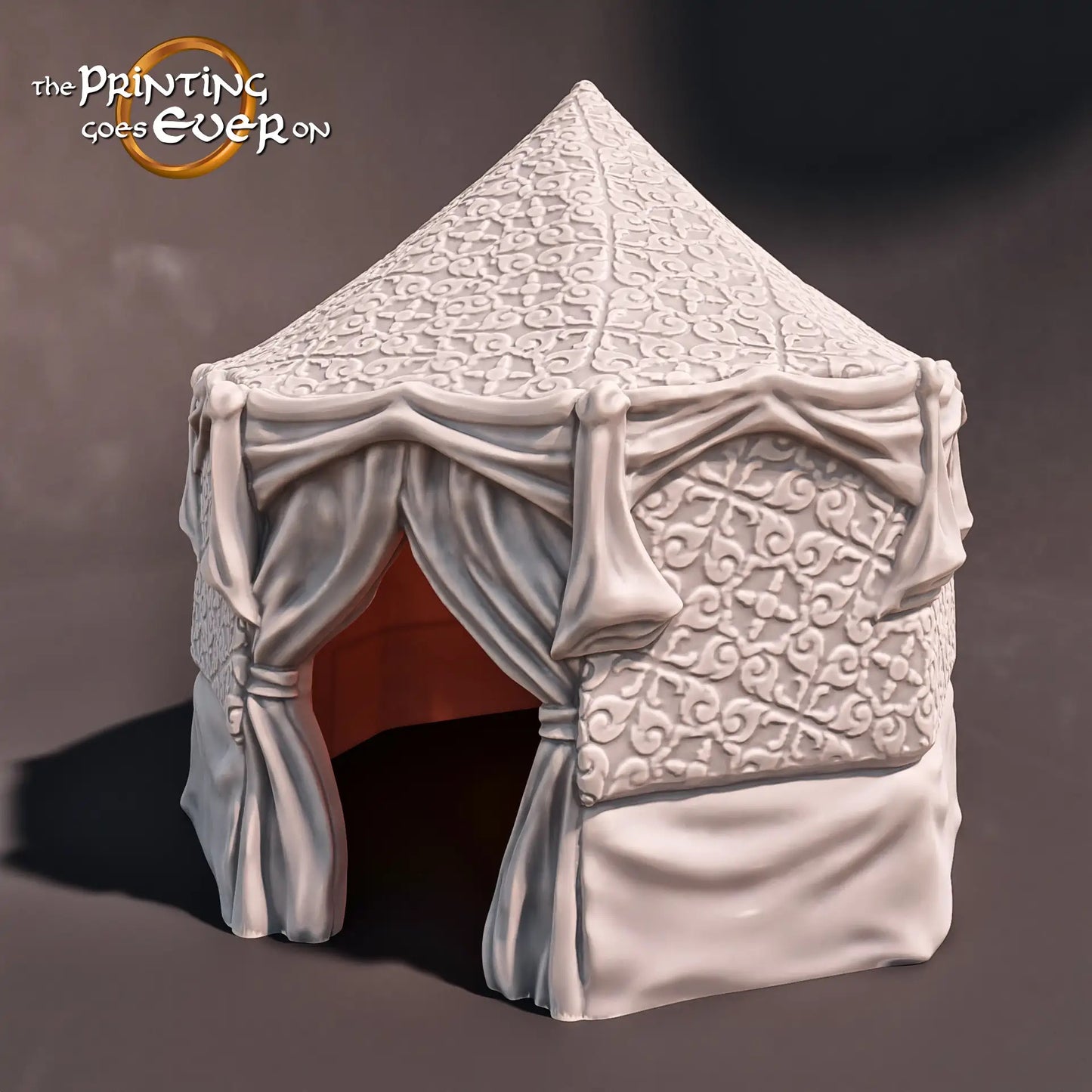 Foto do produto Tabletop 28mm The Printing Goes Ever On (TPGEO) 0: Tenda Oriental A - Refúgio no Deserto - Habitações Móveis dos Guerreiros do Sul