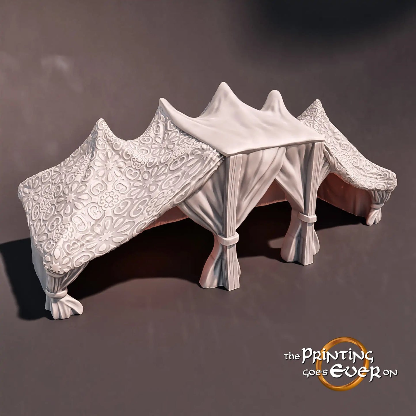 Foto do produto Tabletop 28mm The Printing Goes Ever On (TPGEO) 0: Tenda Oriental B - Refúgio no Deserto - Habitações Móveis dos Guerreiros do Sul