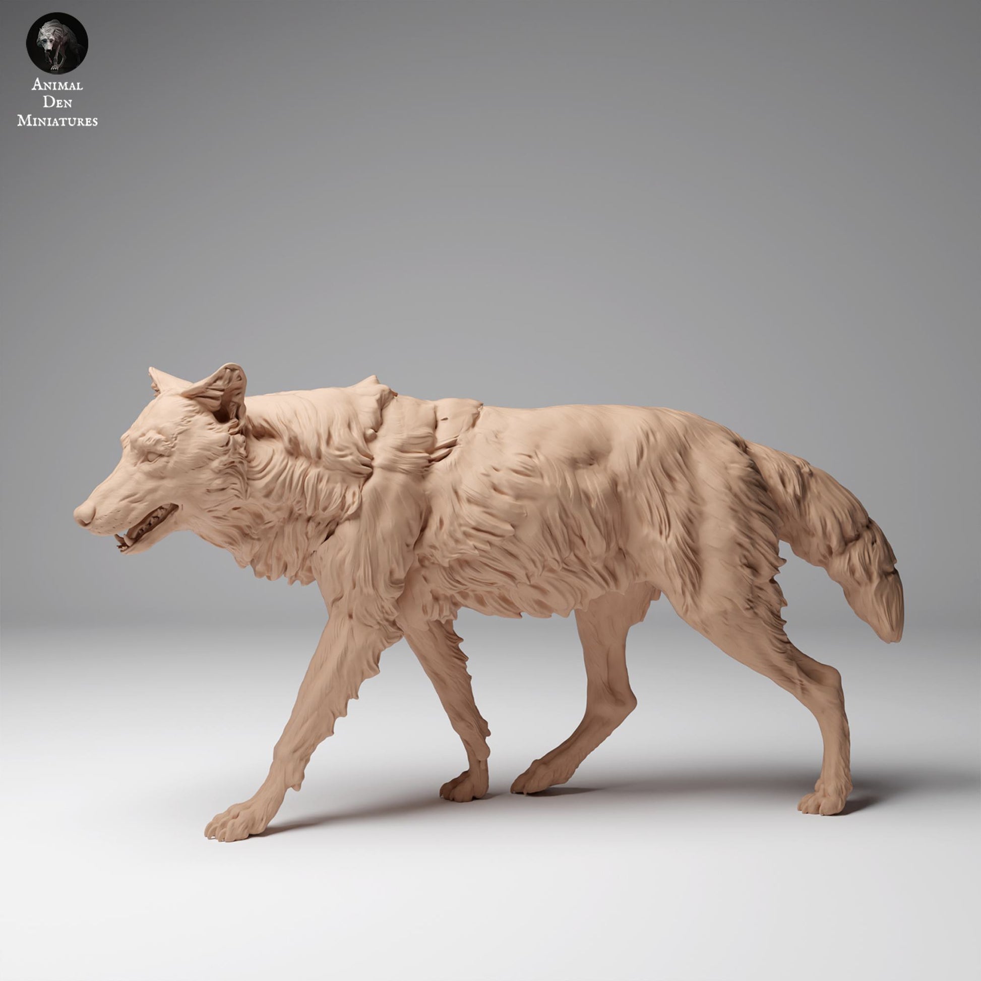 Produktfoto Tier Figur Diorama, Modellbau: 0: Wildtier Figur: Mongolischer Wolf (Ref 24_12_06)