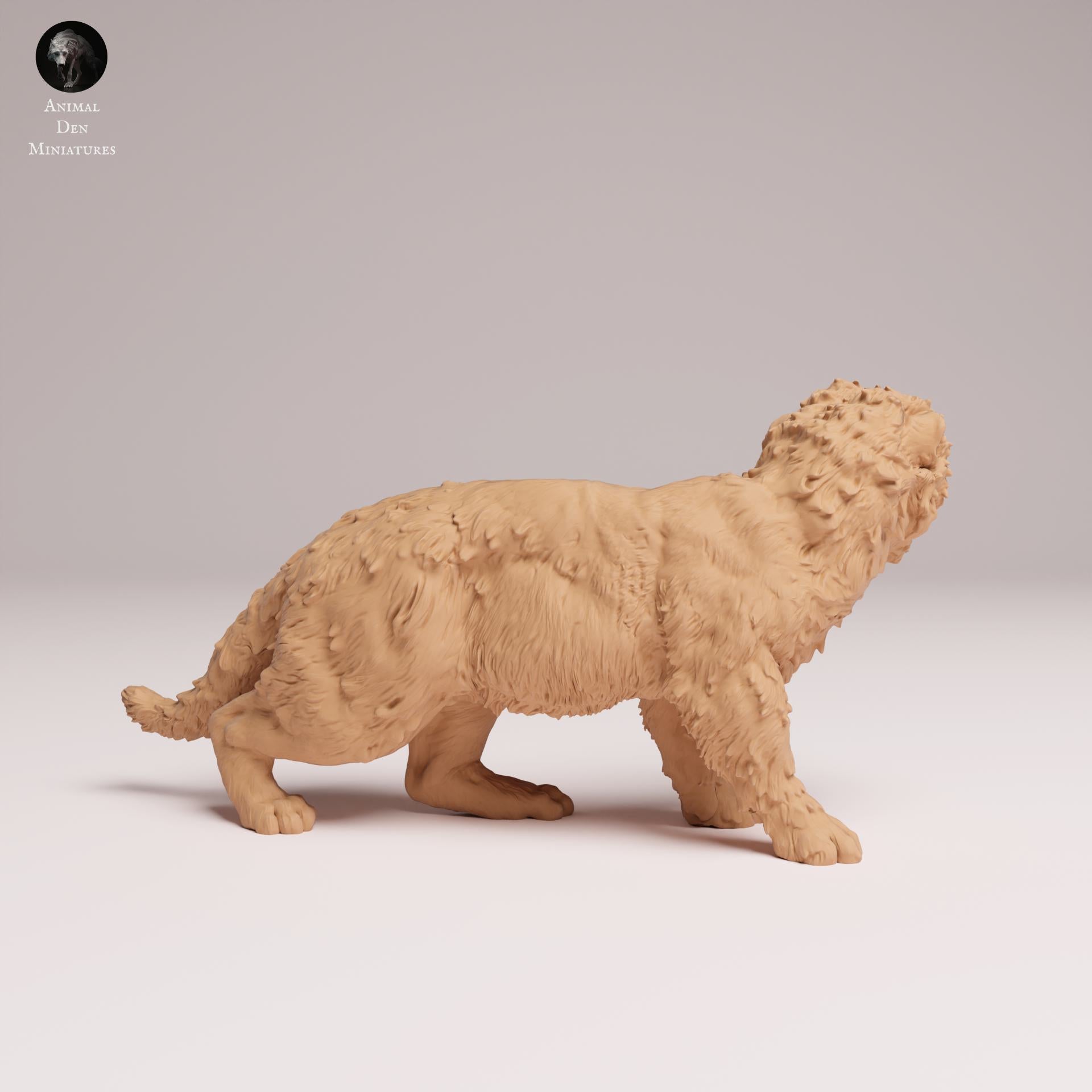 Produktfoto Tier Figur Diorama, Modellbau: 0: Wildtier Figur: Amur Leopard Junges – Tierminiatur für Dioramen (Ref 25_07_17)