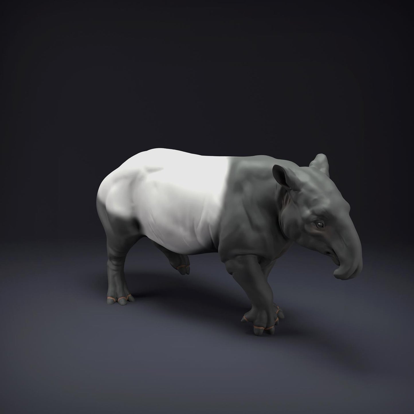Produktfoto Tier Figur Diorama, Modellbau: 0: Dschungel Tier Figur: Malaiischer Tapir (Ref 01_01_86)