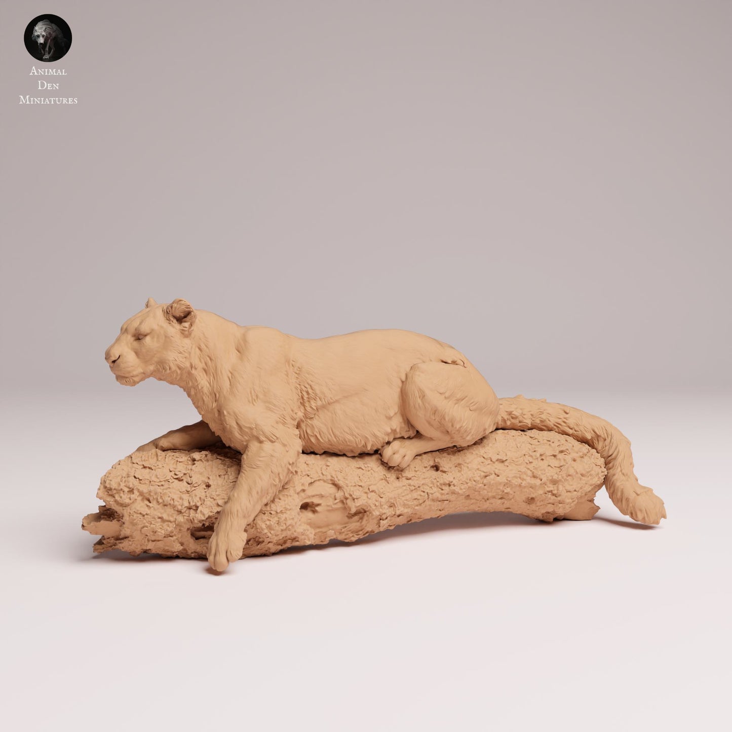 Produktfoto Tier Figur Diorama, Modellbau: 0: Wildtier Figur: Amur Leopard auf Baum – Tierminiatur für Dioramen (Ref 25_07_13)
