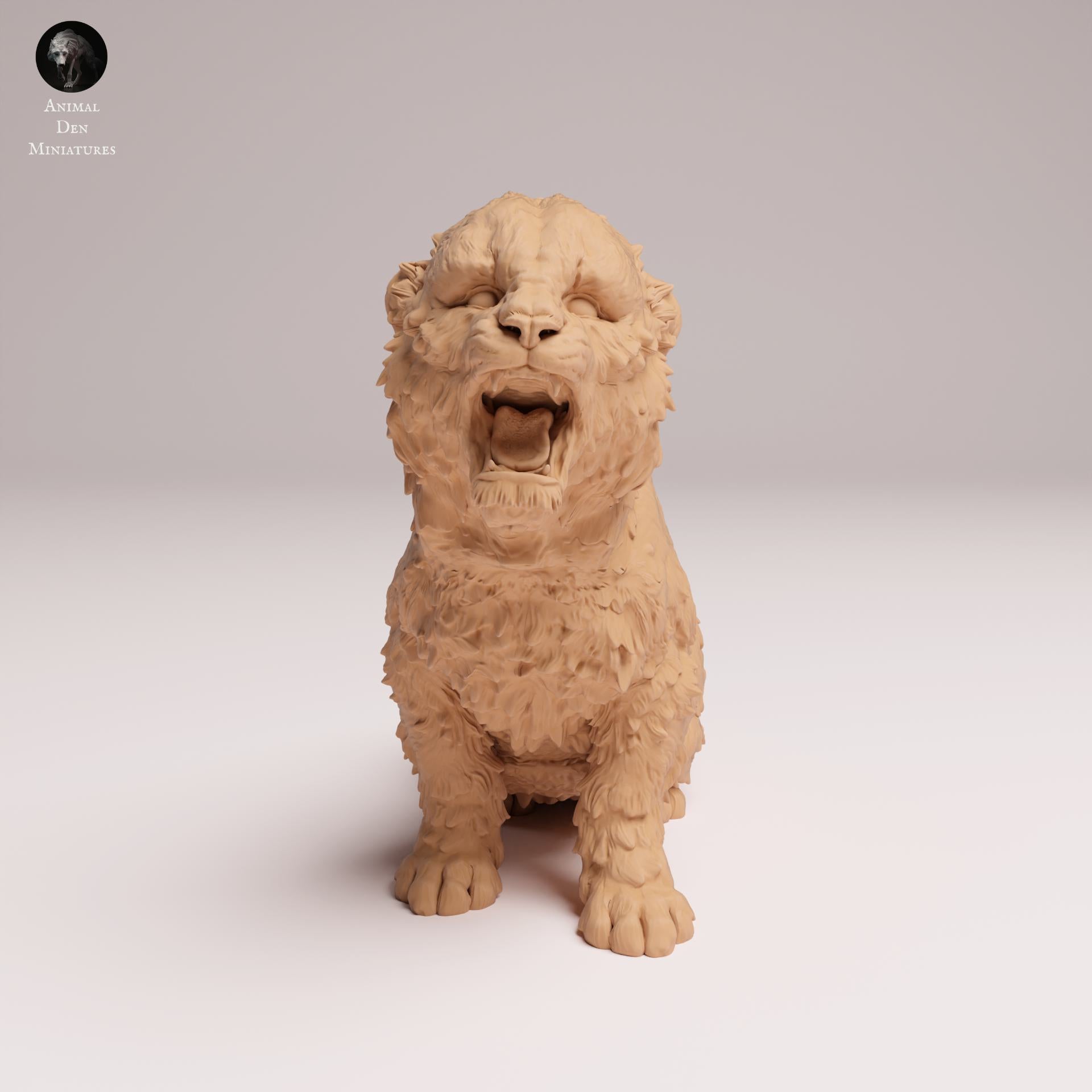 Produktfoto Tier Figur Diorama, Modellbau: 0: Wildtier Figur: Amur Leopard Junges – brüllend (Ref 25_07_14)