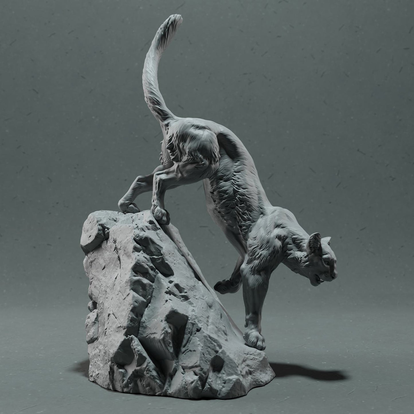 Produktfoto Tier Figur Diorama, Modellbau: 0: Wildtier Figur: Berglöwe – Puma (Ref 01_01_48)