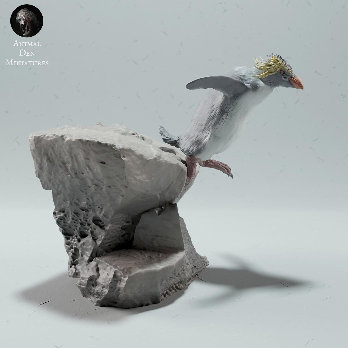 Produktfoto Tier Figur Diorama, Modellbau: 0: Meerestier Figur: Felsenpinguin – Rockhopper (Ref 01_01_63)