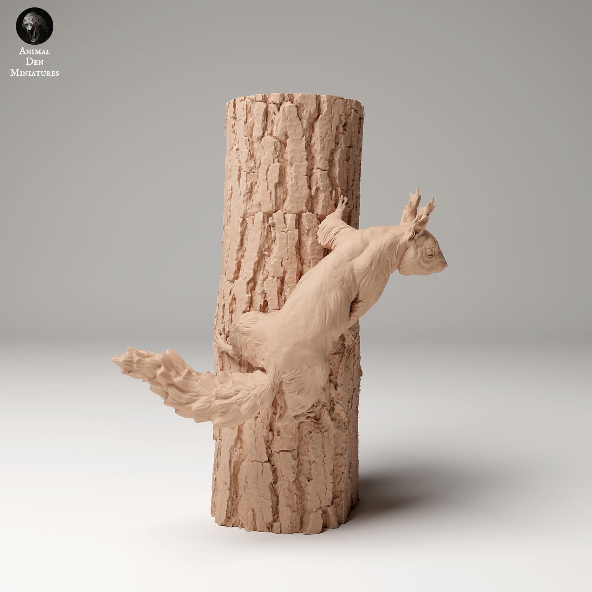 Zdjęcie produktu Figurki zwierzęcej Diorama, Modelarstwo: 0: Figurki dzikich zwierząt: Wiewiórka na drzewie – Wiewiórka ruda (Ref 24_09_01)