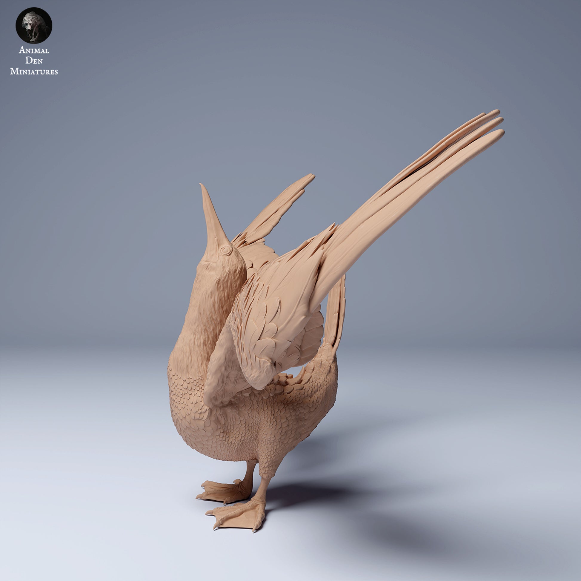 Produktfoto Tier Figur Diorama, Modellbau: 0: Meerestier Figur: Blaufußtölpel – Tanzende Pose (Ref 24_08_08)