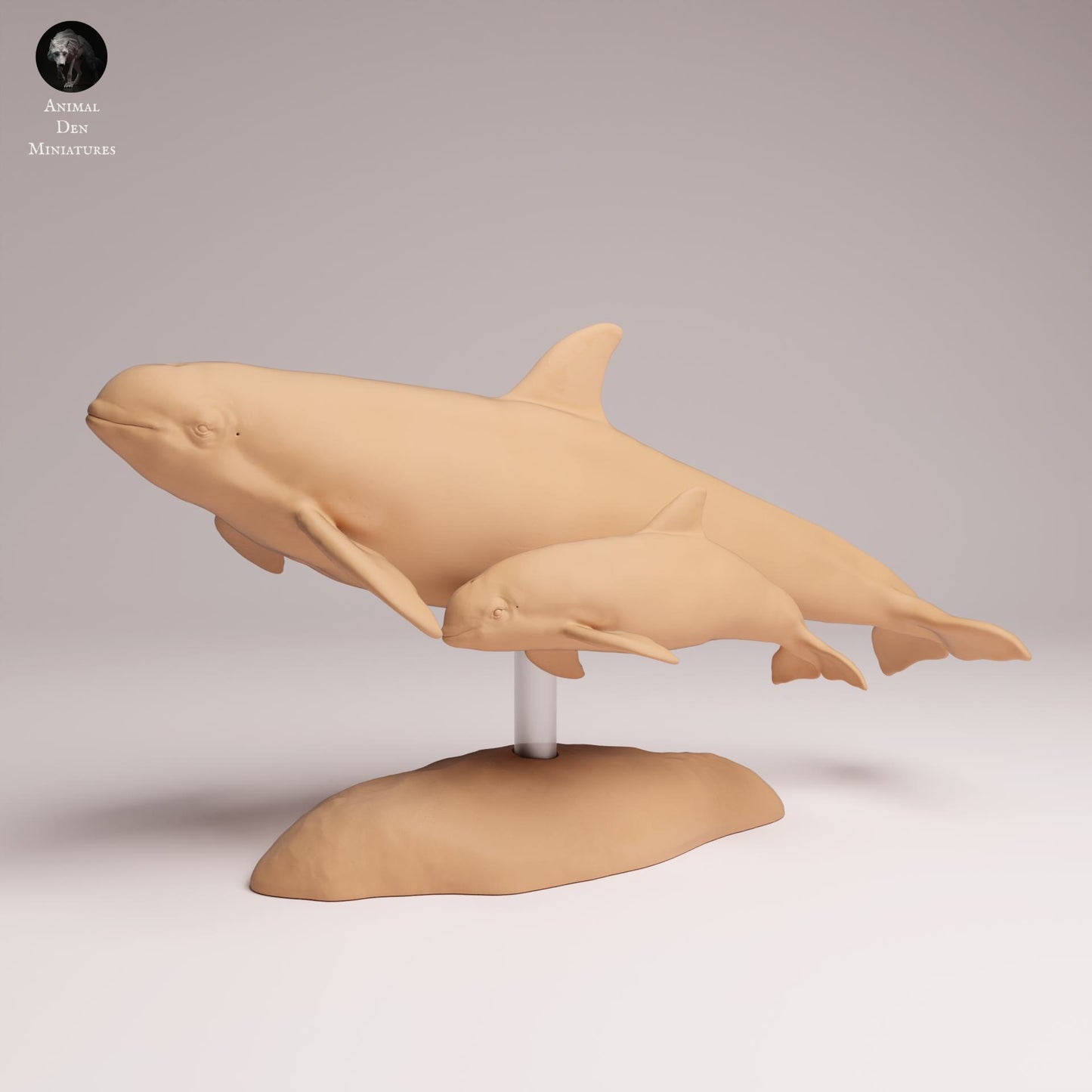 Produktfoto Tier Figur Diorama, Modellbau: 0: Meerestiere Figur: Vaquita mit Kalb – Schweinswal (Ref 25_07_03)