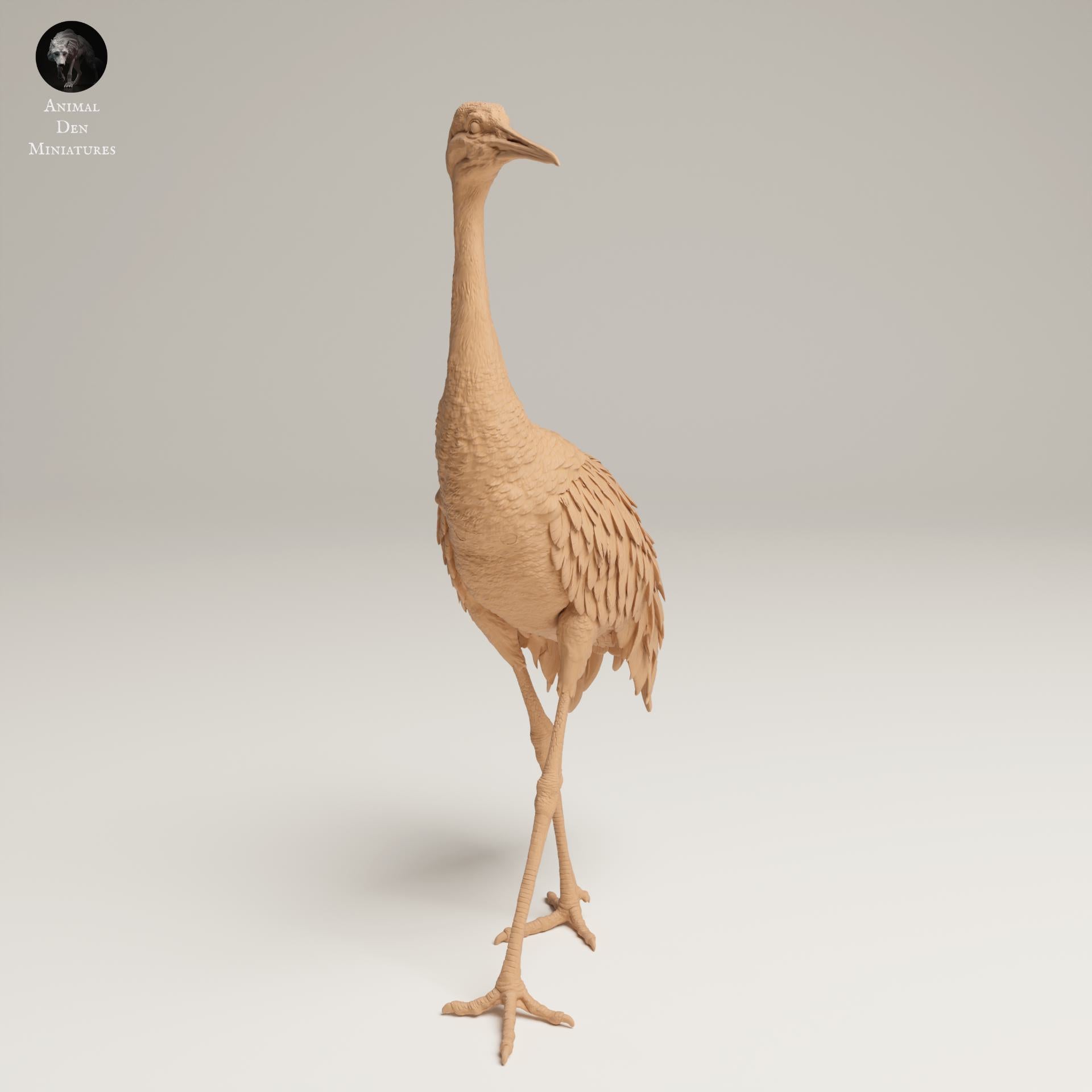 Zdjęcie produktu Figurki Zwierzęcia Diorama, Modelarstwo: 0: Figurki Dzikich Zwierząt: Duży Żuraw Kanadyjski – Greater Sandhill Crane (Ref 25_06_11)