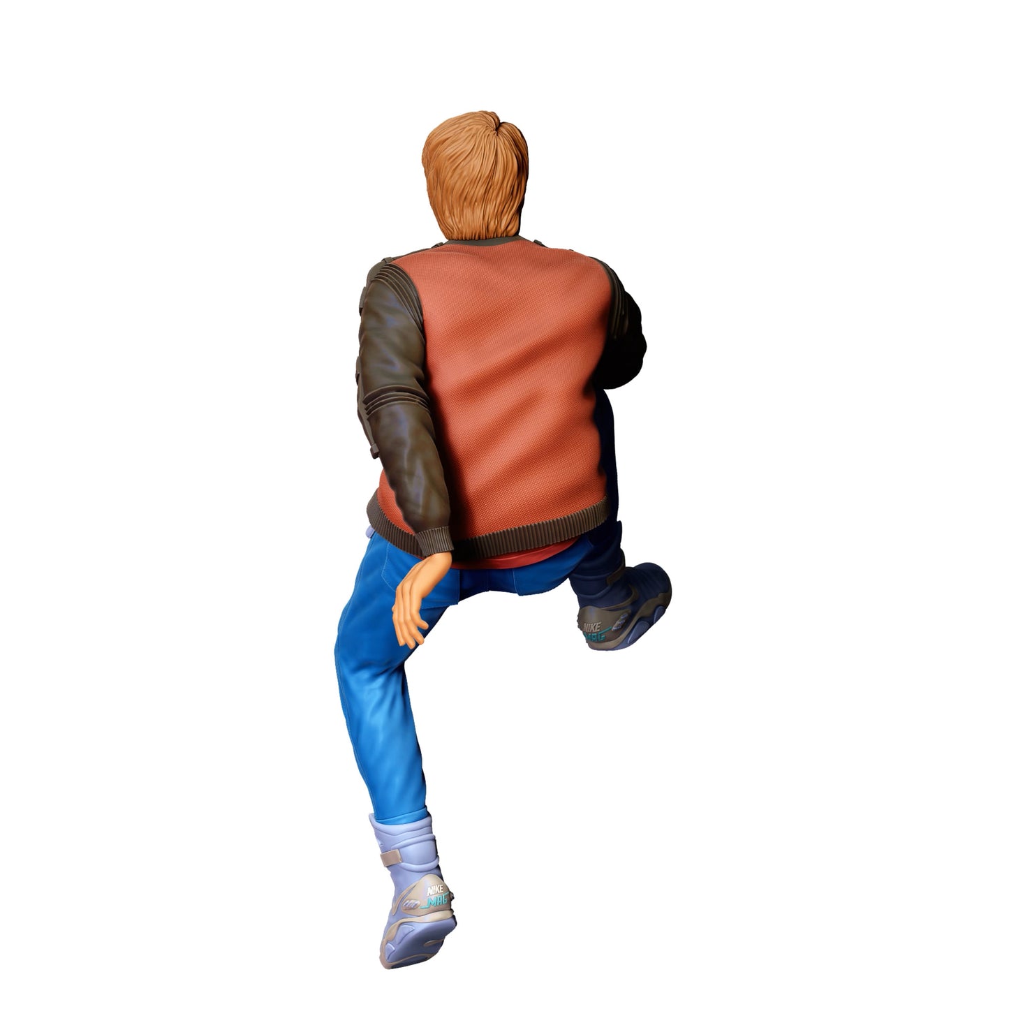 Diorama Modellbau Produktfoto 0: Sitzender Junger Mann in Freizeitkleidung - Figur in lockerer Pose (Ref. Nr. 39)