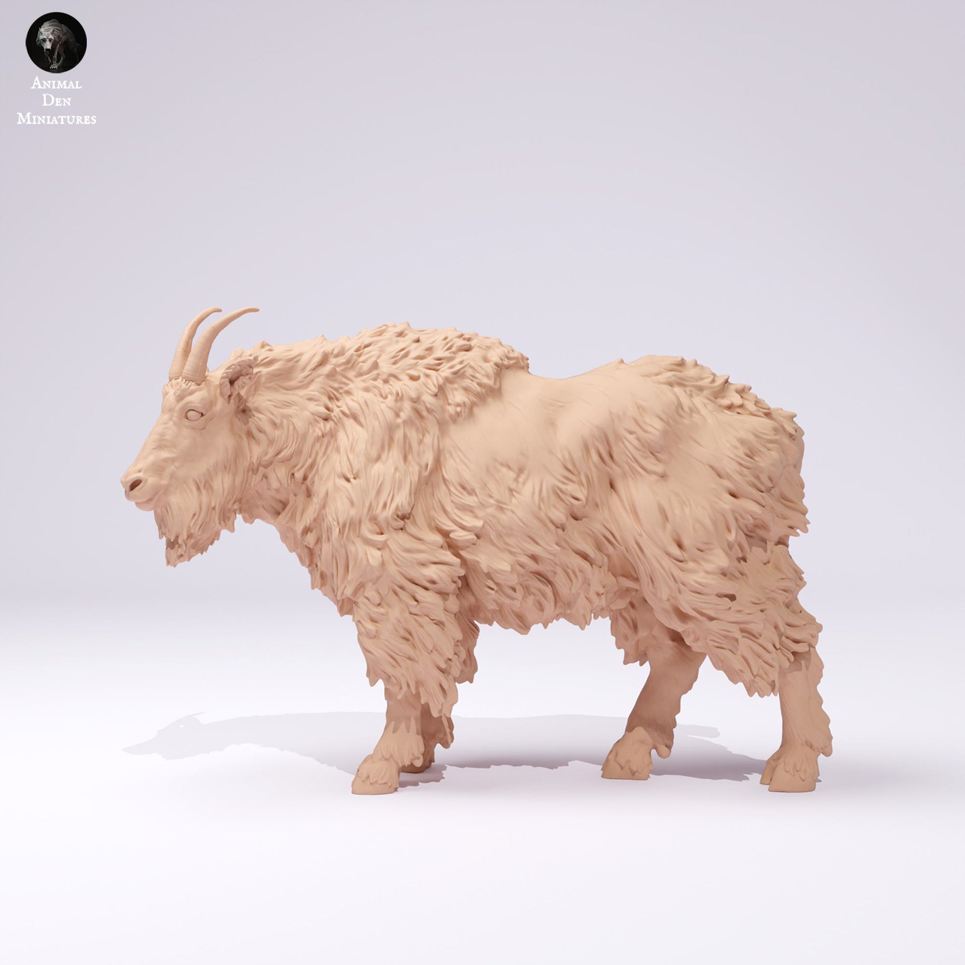 Produktfoto Tier Figur Diorama, Modellbau: 0: Wildtier Figur: Rocky Mountain Ziege – Männlich (Ref 25_01_01)